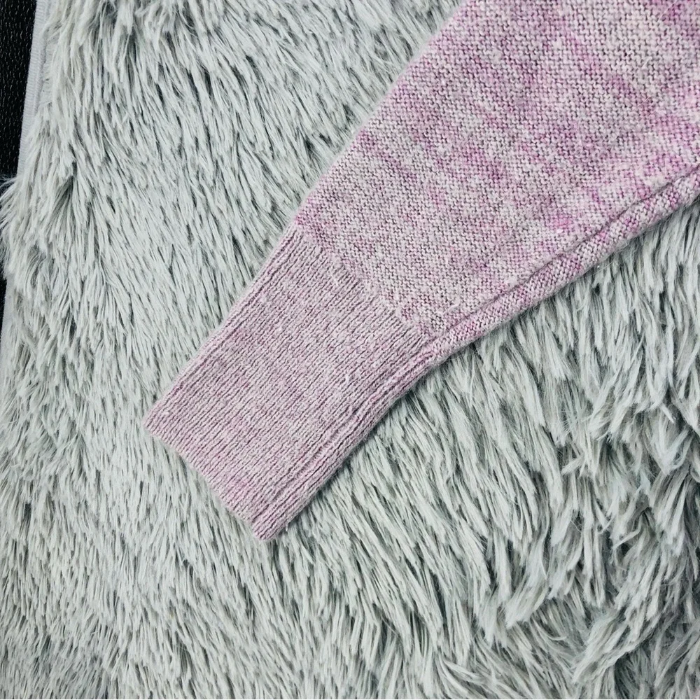 Lou & Grey Sweater Womens Alpaca Wool Blend Small Purple Long Soft Lightweight